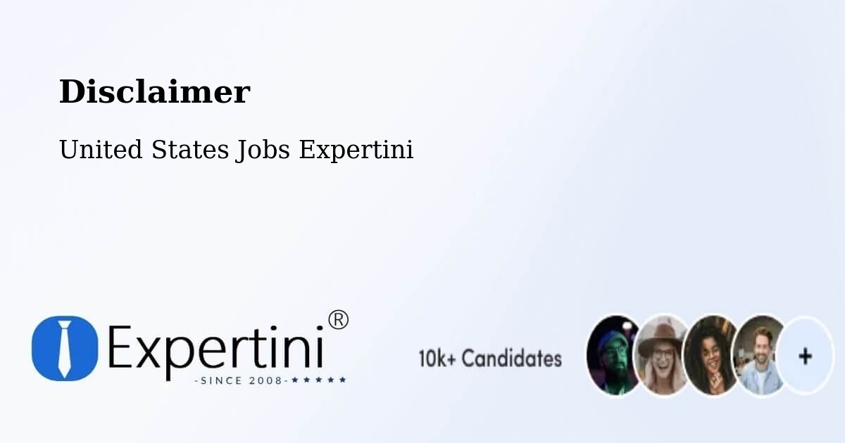 Disclaimer – Troy - United States Jobs Expertini